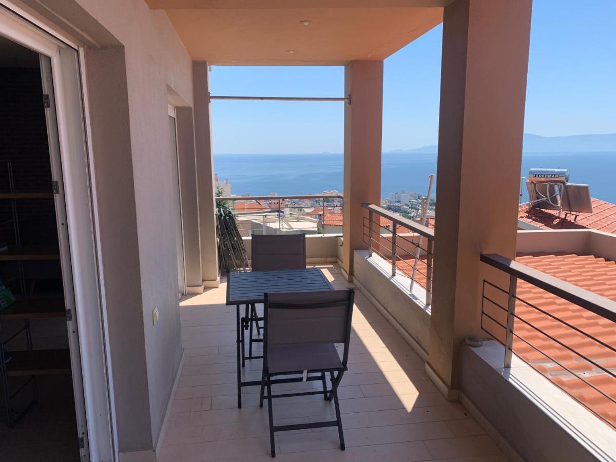Breathtaking Sea View Apartment Kavala Exterior photo